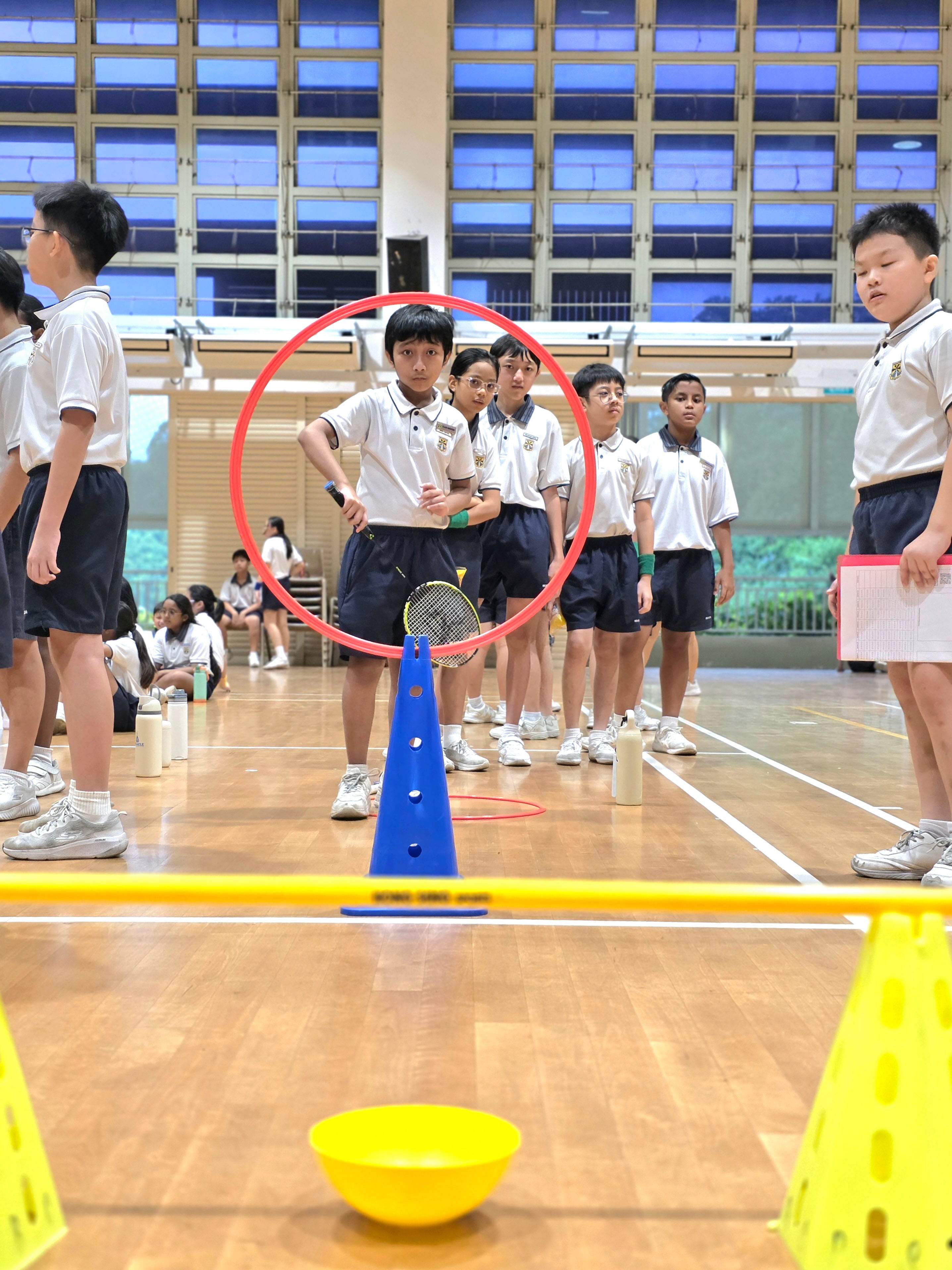 A creative twist on racket skills and target play